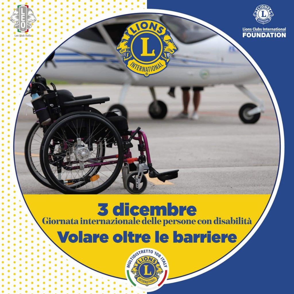 3 Dicembre giornata mondiale delle persone con disabilità.